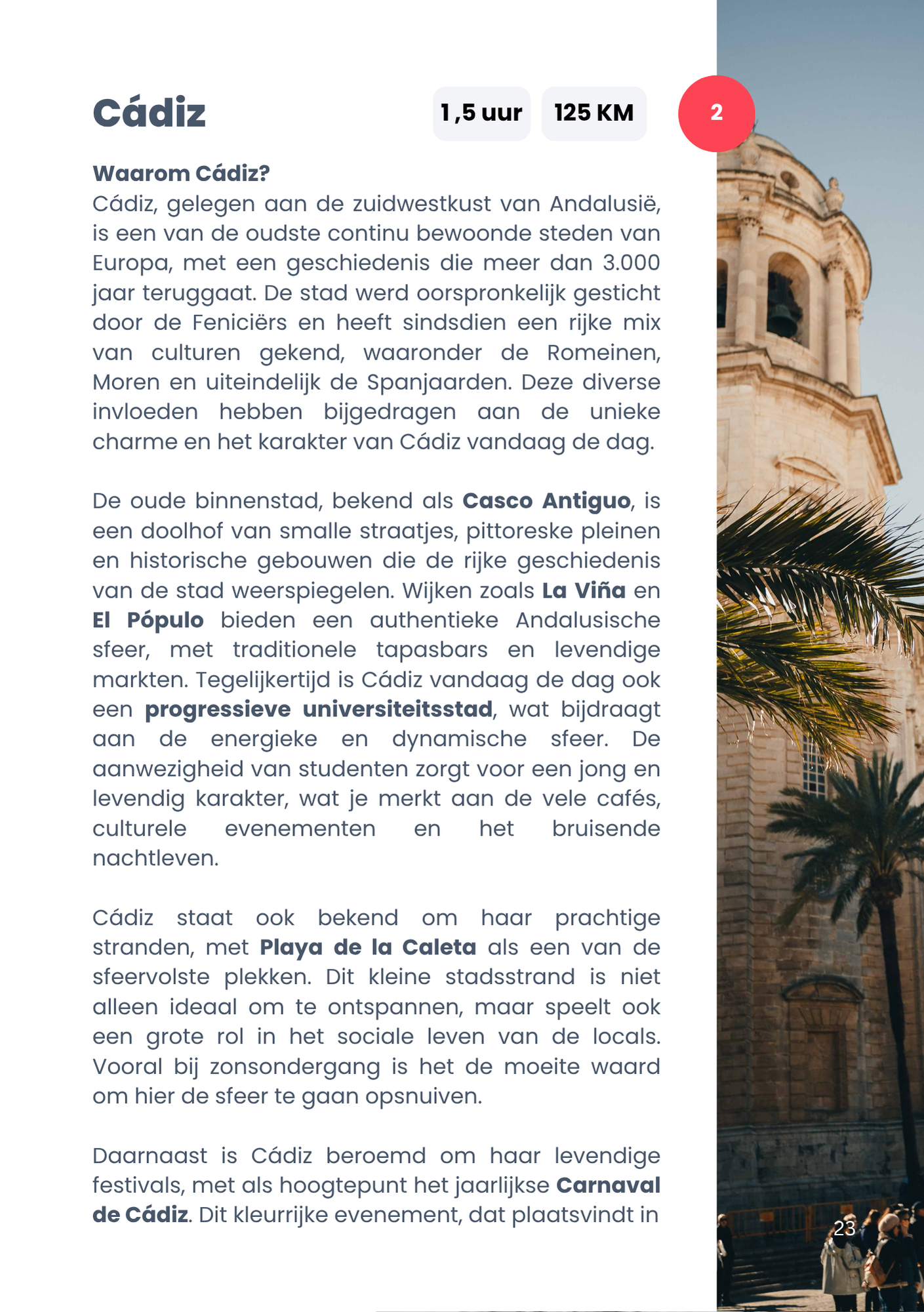 Camperroute Andalusië