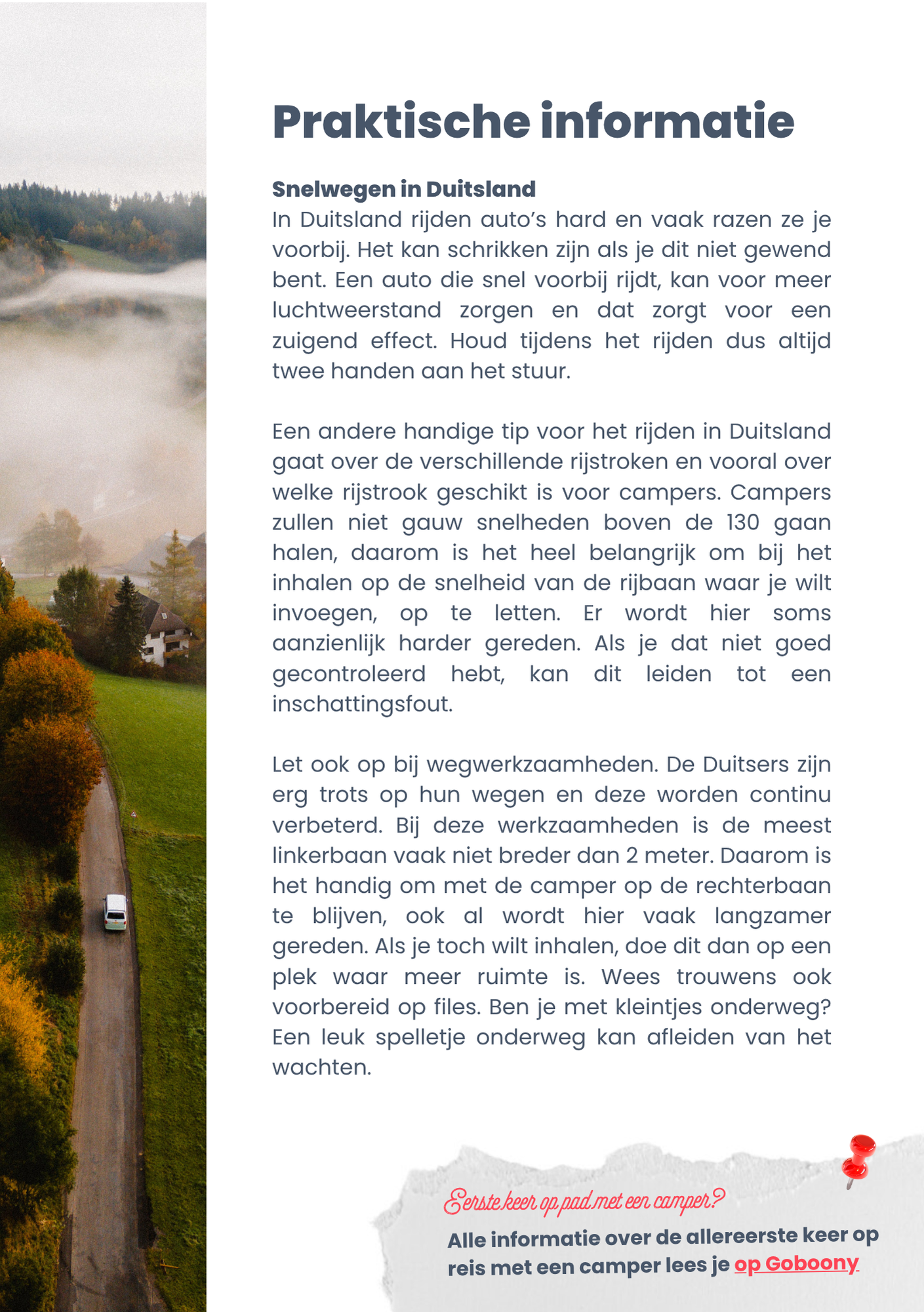 Camperroute Zwarte Woud