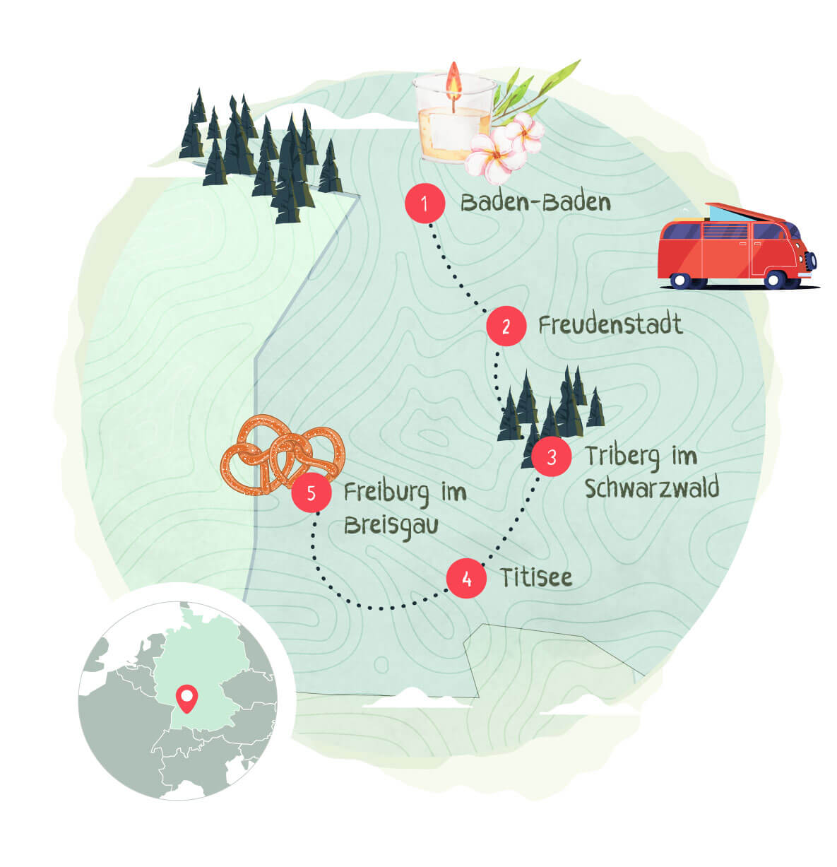 Camperroute Zwarte Woud