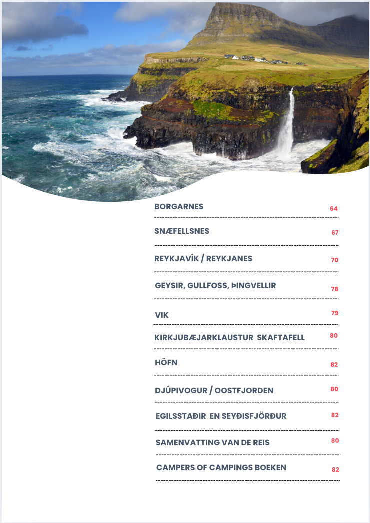 IJsland en Faeröer: met de camper over 's werelds mooiste rondweg