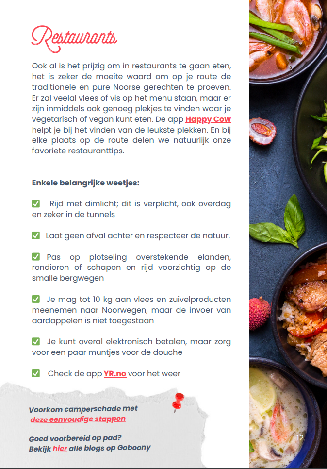 Camperroute Zuid-Noorwegen