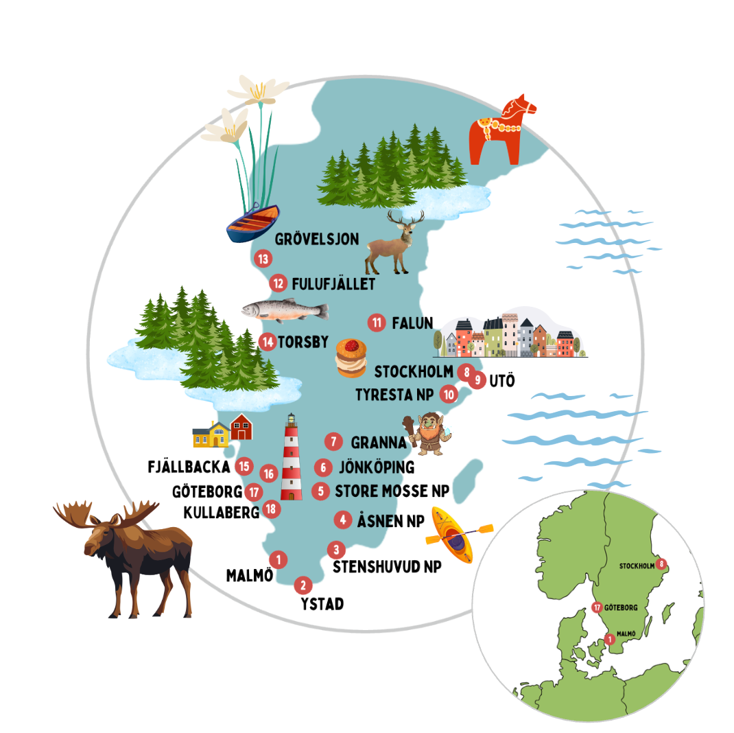 Pre-Order: Zuid- en Midden Zweden