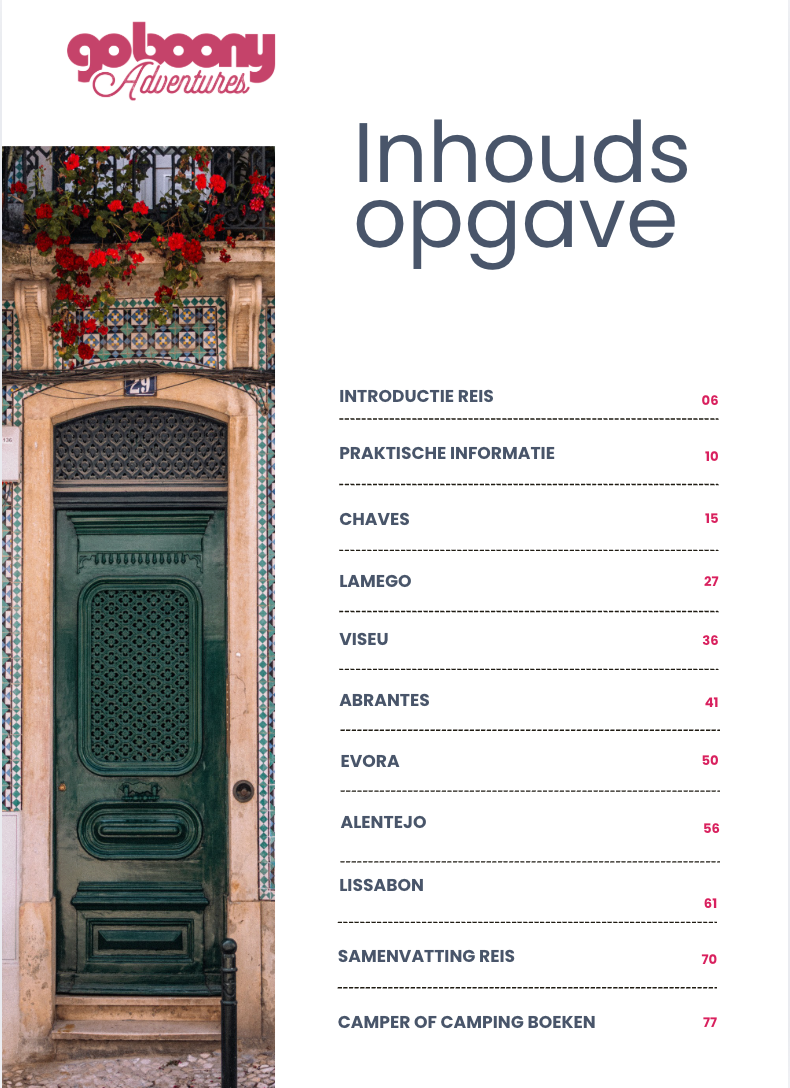 Dwars door het binnenland van Portugal