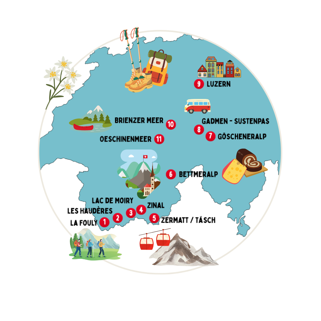 Pre-order: Avontuurlijk actieve camperroute Zwitserland