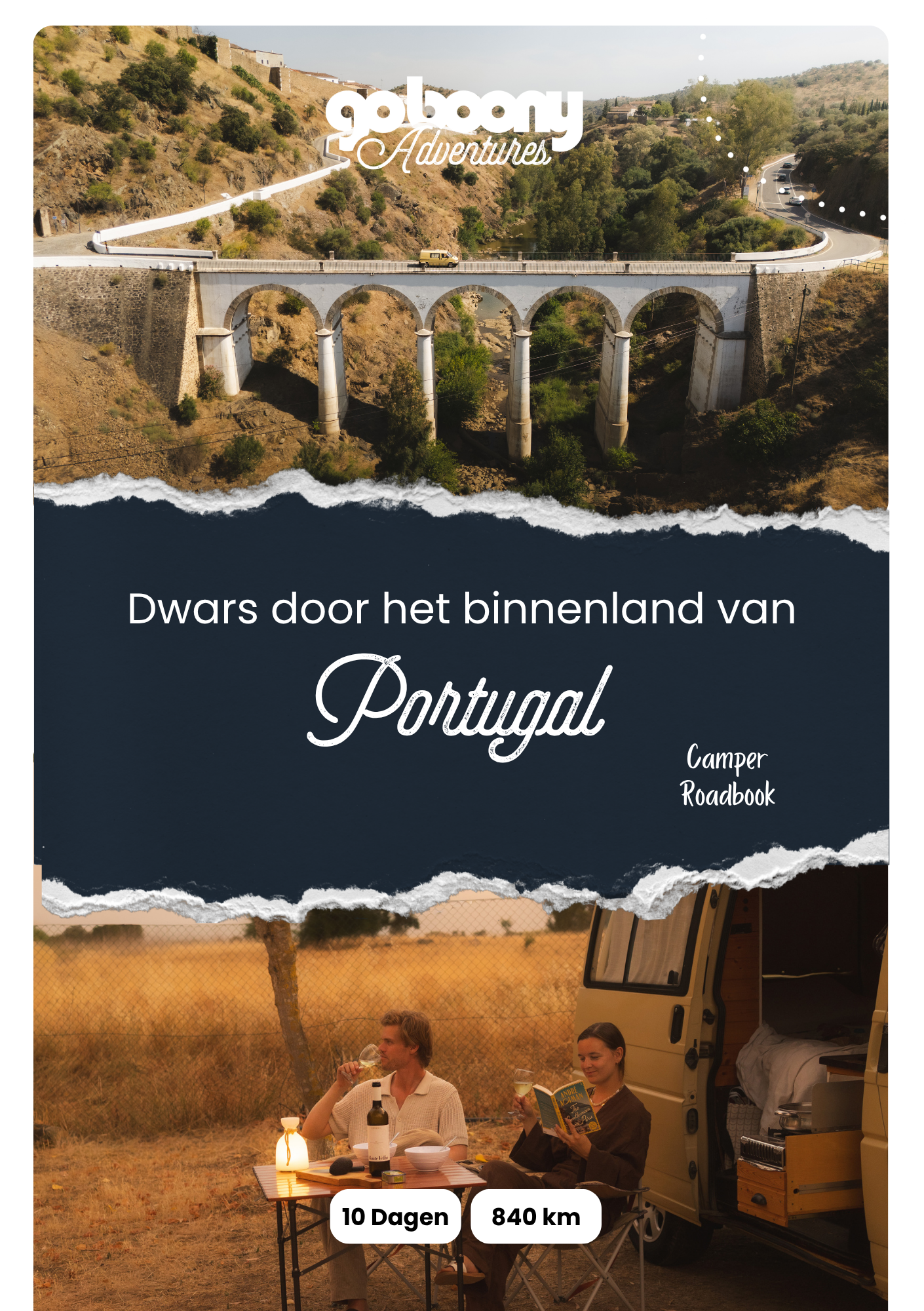 Dwars door het binnenland van Portugal