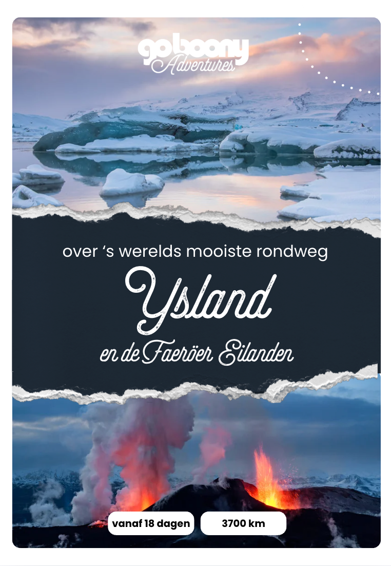 PRE-ORDER  IJsland en Faeröer: met de camper over 's werelds mooiste rondweg