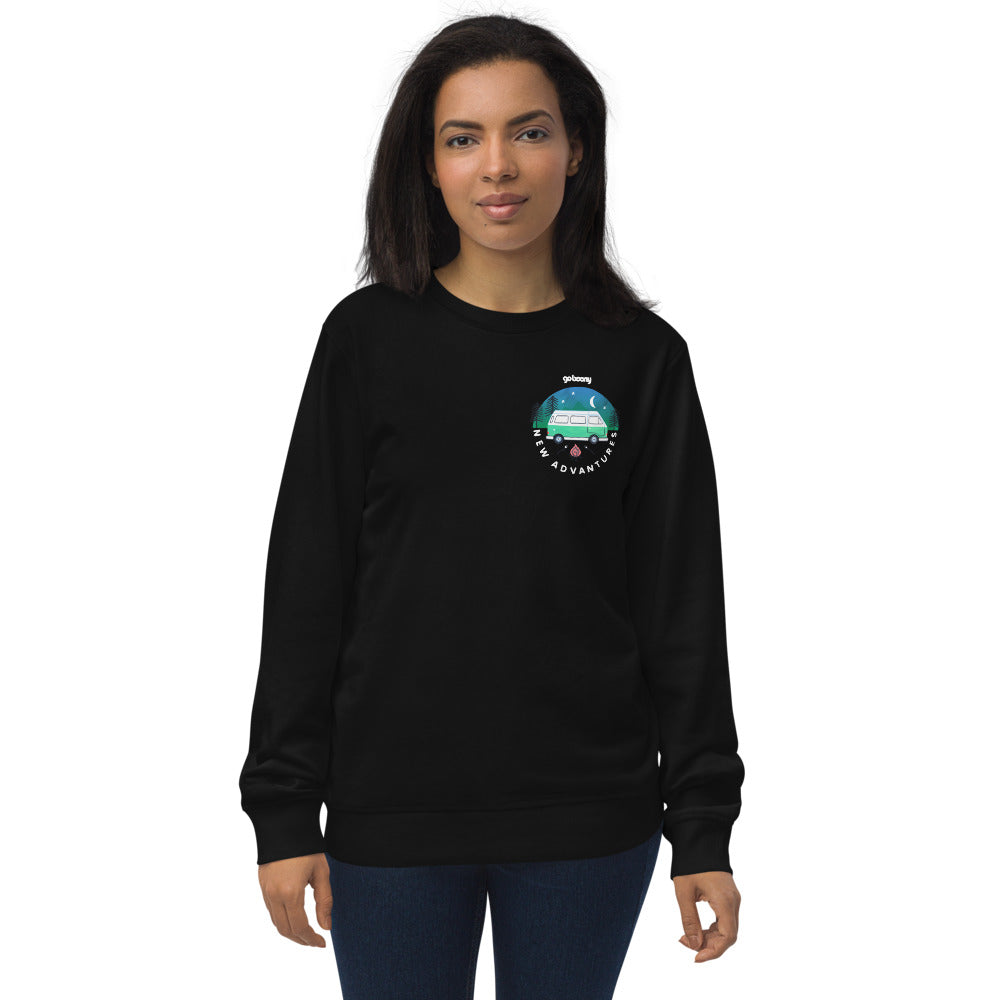 Organic Sweatshirt Pocket Style Forest Design