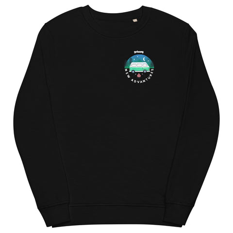 Organic Sweatshirt Pocket Style Forest Design