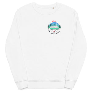 Organic Sweatshirt Pocket Style Forest Design
