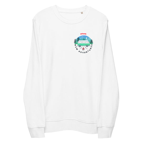 Organic Sweatshirt Pocket Style Forest Design