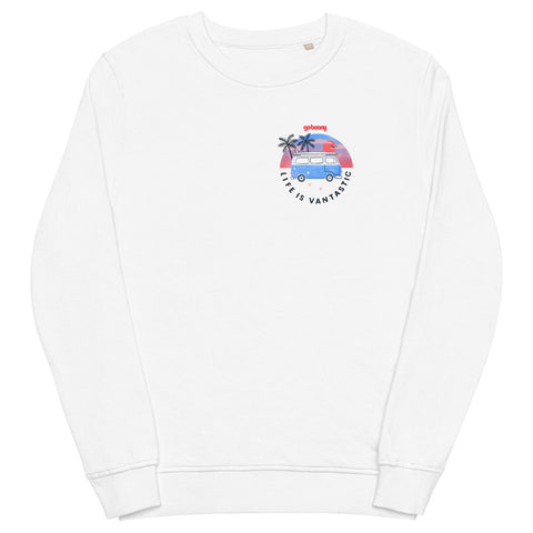 Organic Sweatshirt Pocket Style Beach Design