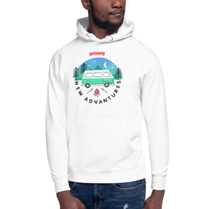 Forest Design White Hoodie