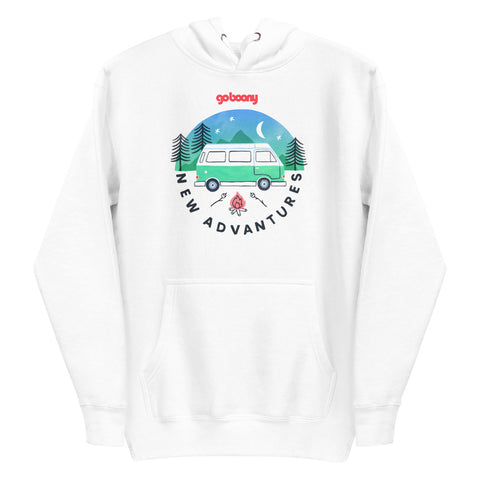 Forest Design White Hoodie