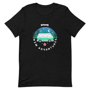 Forest Design Black T-shirt