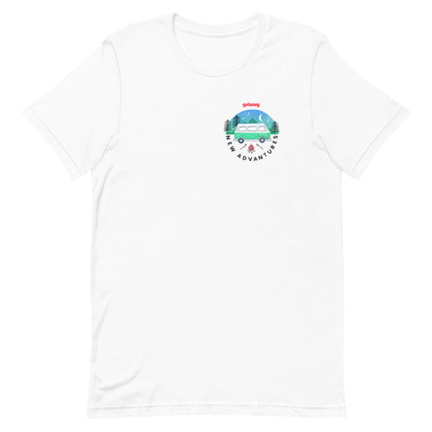 Pocket Style Forest Design White T-shirt